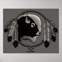 Metis Art Poster Spirit Animal Native Print Poster