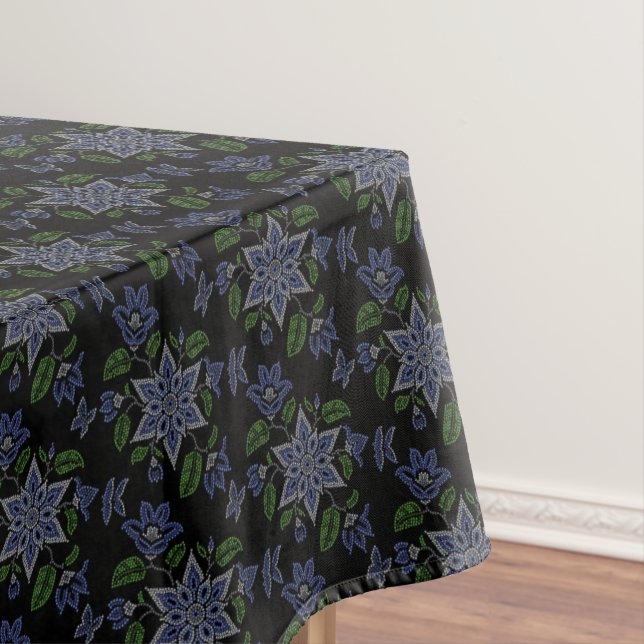 Metis Art Tablecloth Native Beading Dining Decor (In Situ)