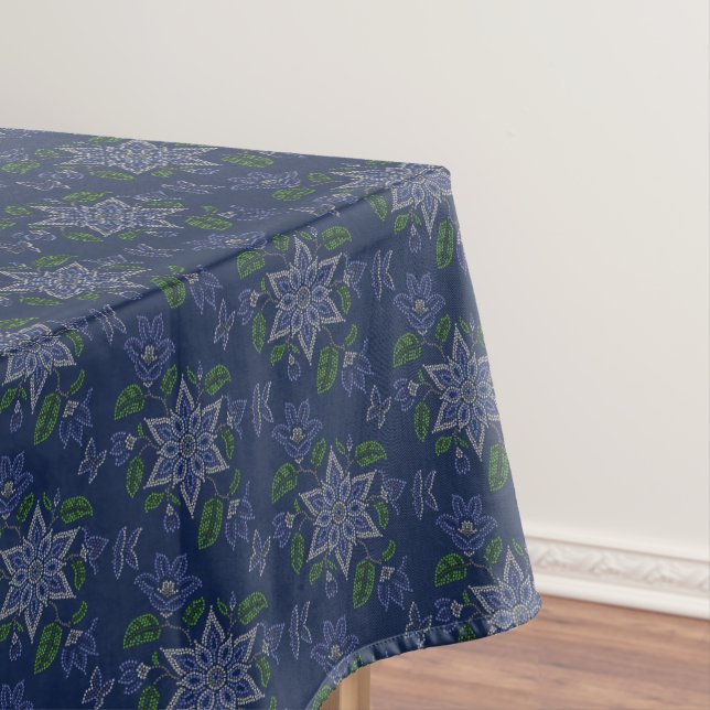 Metis Art Tablecloth Native Beading Dining Decor (In Situ)