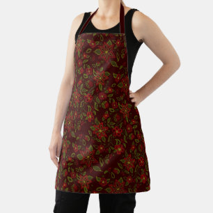 Metis Beading Apron Personalized Tribal Art Apron