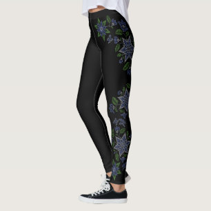 Metis Beading Legging Native Art Stretchy Pants