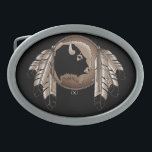 Metis Belt Buckle First Nations Wildlife Buckle<br><div class="desc">Metis Wildlife Belt Buckle and Metis Belt Buckles First Nations Spirit Buffalo Art Buckles, Shirts & Gifts for Men, Women, Kids, Home & Office Metis Art Belt Buckles, Gifts, Spirit Buffalo w. Eagle Feathers Art Gifts featuring the Canadian Metis First Nations Gifts Design by Artist / Designer Kim Hunter. See...</div>