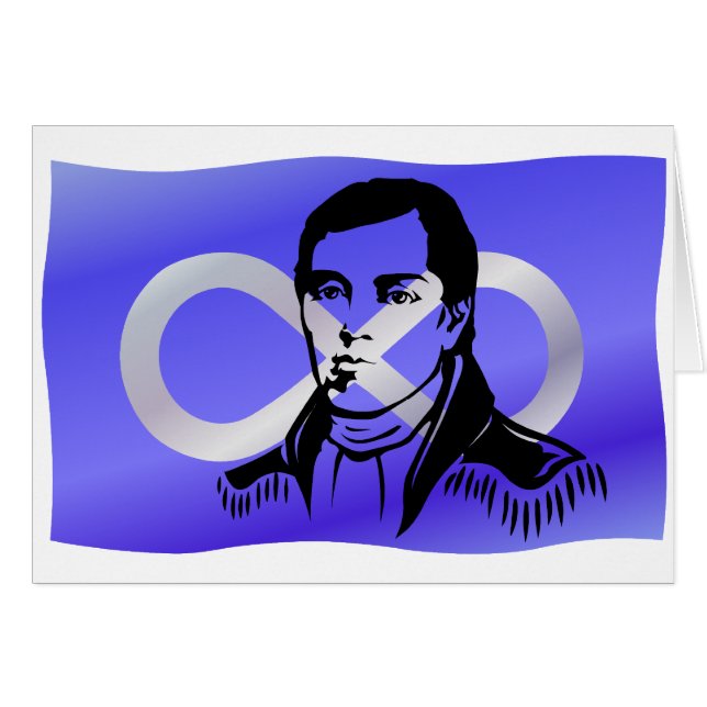 Metis Card Cuthbert Grant Art Cards - Personalize (Front Horizontal)