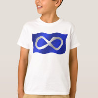 Metis Drapeau Enfants T-shirt Première nation Tee