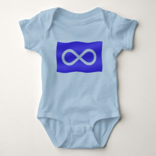 Metis Flag Baby T-shirt First Nation Baby Shirt