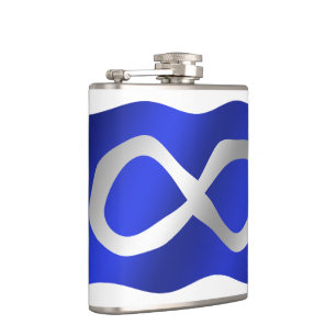 Metis Flag Flask Personalized Metis Drink Flasks