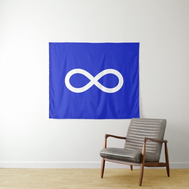 Metis Flag, Métis flag  Tapestry (In Situ (Horizontal))