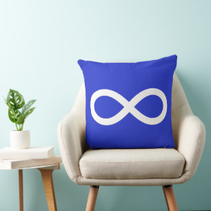Metis Flag, Métis flag  Throw Pillow