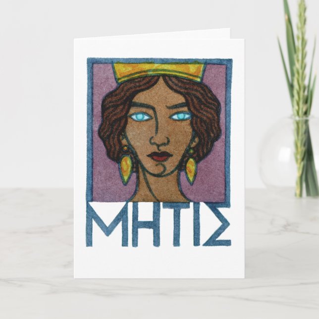 Metis Greeting Card (Front)