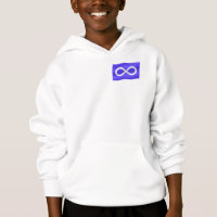 Metis Jacket Metis Flag Kid's Sports Jacket Hoodie