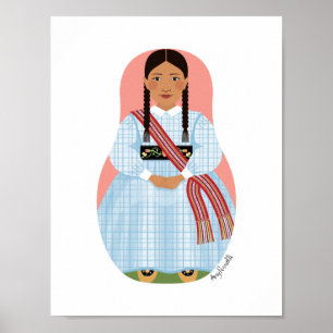 Métis Nation du Canada Affiche Matryoshka