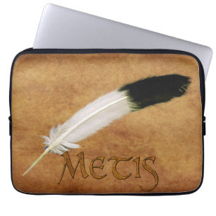 METIS Native American Feather Laptop Sleeve