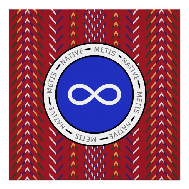 Métis Native Art Poster (Front)