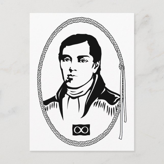 Metis Postcards First Metis Leader Postards (Front)