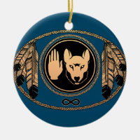 Metis Pride Art Ornament First Nations Keepsakes