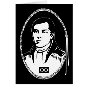 Metis Pride Cards Personalized Cuthbert Grant Card