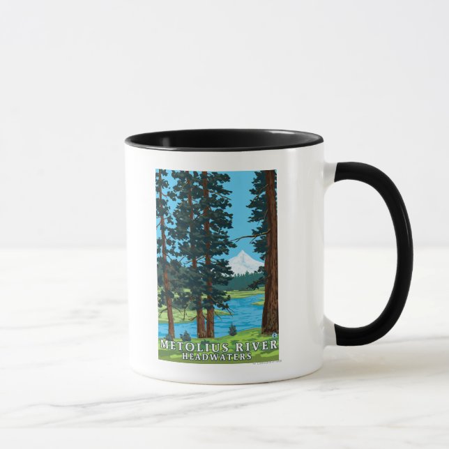 Metolius River Headwaters, Oregon Mug (Right)