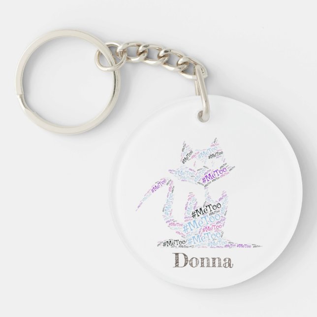 #MeToo Personalized Keychains - Customize Yours (Front)
