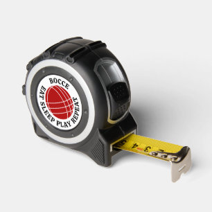 Mètre Ruban Bocce boule Manger Dormir Jouer Répéter la mesure 