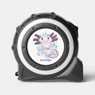 Mètre Ruban Caricature axolotl rose adorable