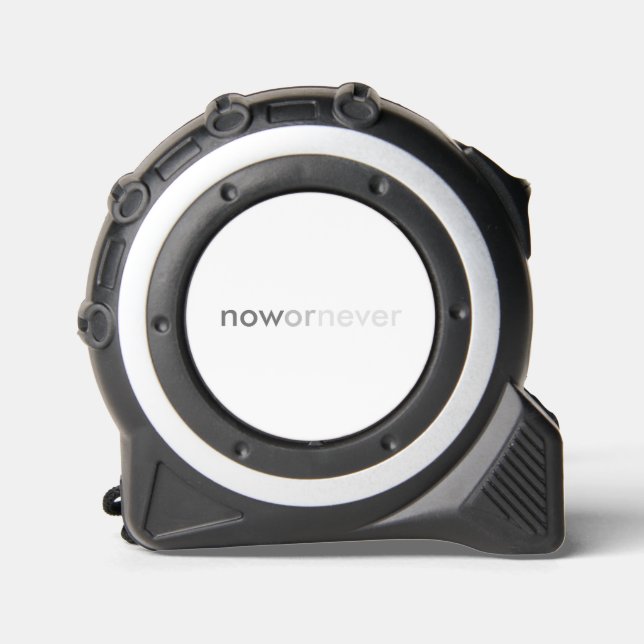 Mètre Ruban Citation de fin ou de fin pour les procrastinateur (Recto)