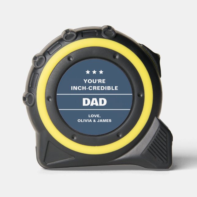 Mètre Ruban Drôle cadeau de Fête des pères pour papa (Recto)