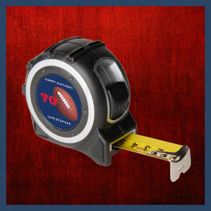 Mètre Ruban Football Joyeux Anniversaire N'Importe Quel Âge, N