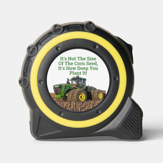 Mètre Ruban Funny Corn Profondeur Planteur Tracteur ferme plai (Recto)