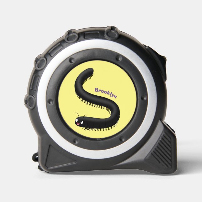 Mètre Ruban Illustration de dessin mignon millipede (Recto)