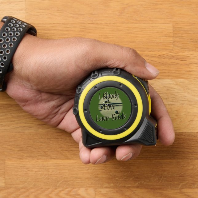 Mètre Ruban J'Aime Vraiment Les Boules De Pelouse, La Mesure D (Maison)