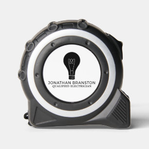 Mètre Ruban Lampe noire, Electricien