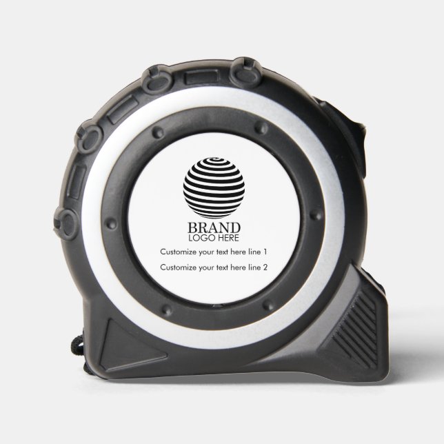 Mètre Ruban Logo d'affaires personnalisé moderne cadeau promot (Recto)