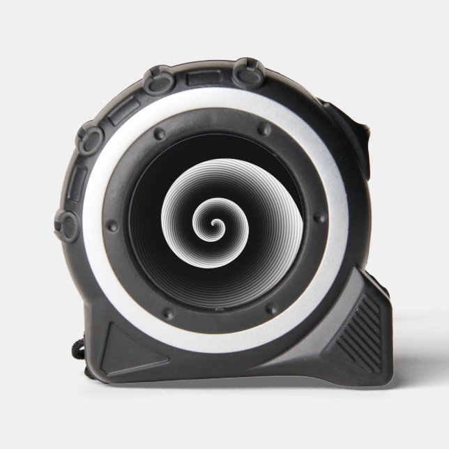 Mètre Ruban Motif Twirl design contemporain (Recto)