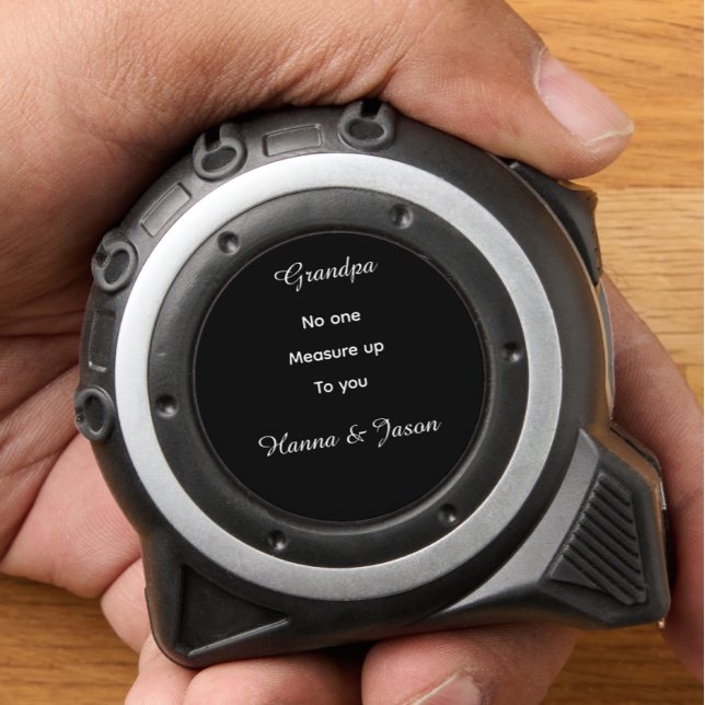 Mètre Ruban No One Measures Up Personalized grandpa dad's day (Créateur téléchargé)