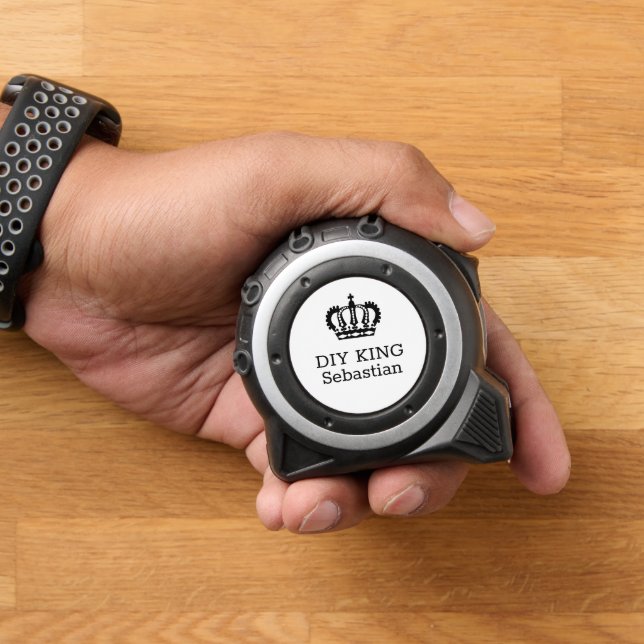 Mètre Ruban Nom personnalisé do-it-yourself roi (Maison)