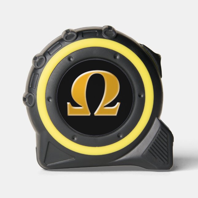 Mètre Ruban Oméga grecque d'or - Symbole de la résistance (Recto)