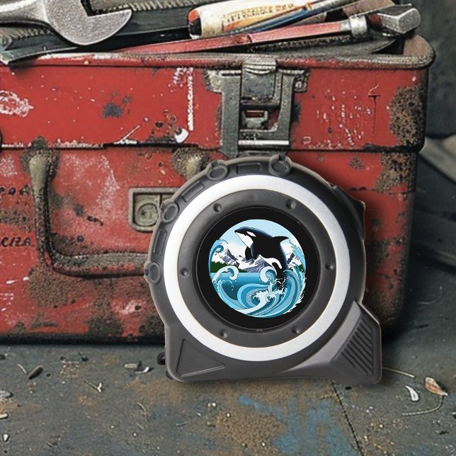 Mètre Ruban Orca Killer Whale Blue Ocean (Créateur téléchargé)