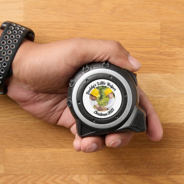 Mètre Ruban Petite aide de papa photo cadeau Noël 2023 (Maison)