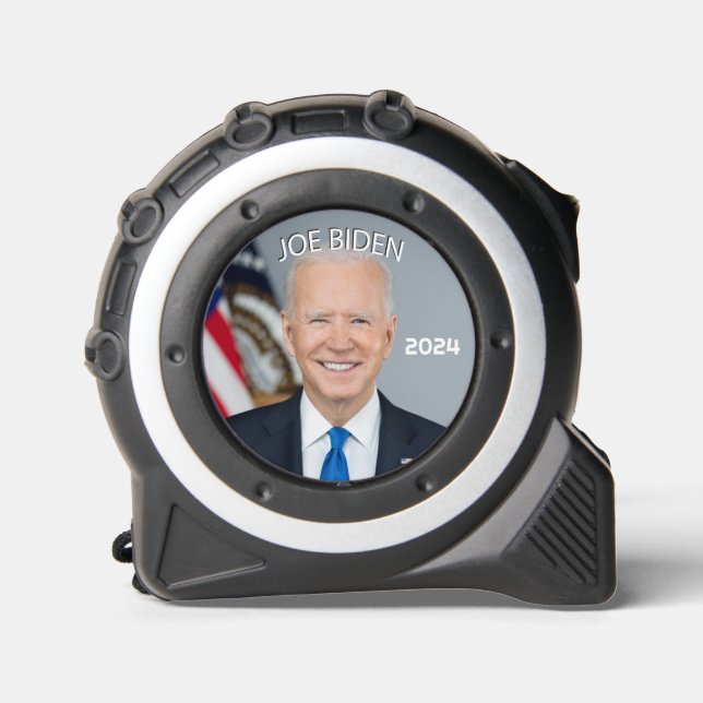MÈTRE RUBAN PHOTO PERSONNALISÉE DE BIDEN 2024 (Recto)