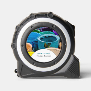 Mètre Ruban Pots de peinture multicolores, Peintre & Décorateu