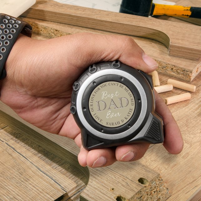 Mètre Ruban Ruban à mesurer Meilleur Papa Ever (Créateur téléchargé)