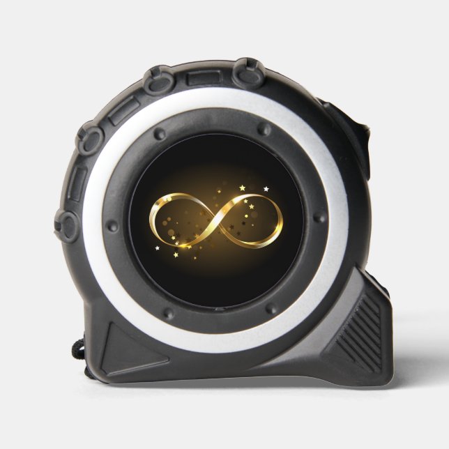 Mètre Ruban Symbole d'infini doré (Recto)