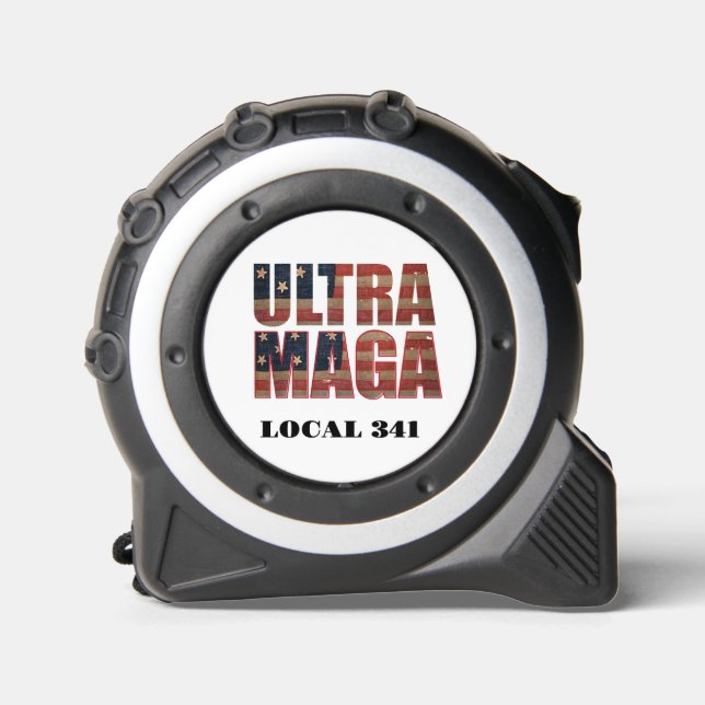 Mètre Ruban Ultra MAGA Trump Supporter ⛳ Great Again USA (Recto)
