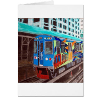 Métro aérien graffiti de Chicago