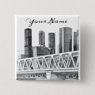 Metro bridge 2 inch square button