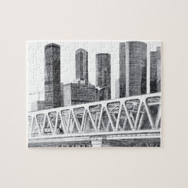 Metro bridge jigsaw puzzle (Horizontal)