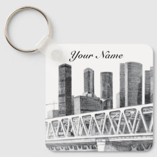 Metro bridge keychain