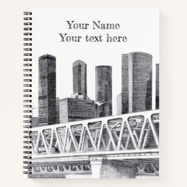 Metro bridge notebook (Front)