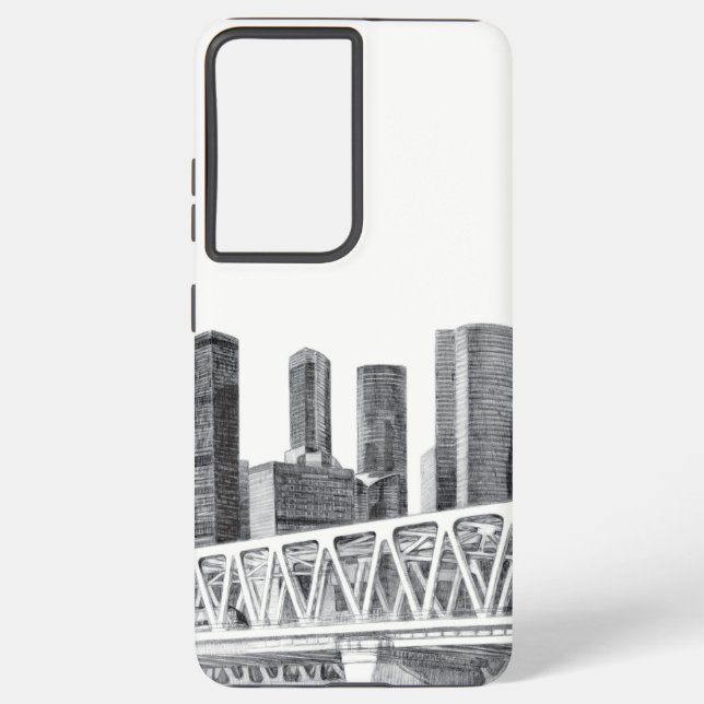 Metro bridge samsung galaxy s21 ultra case (Back)