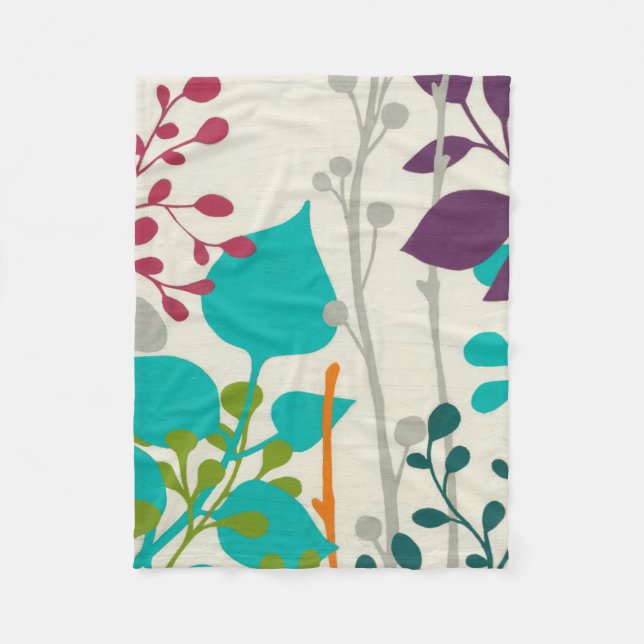Metro Garden III Fleece Blanket (Front)